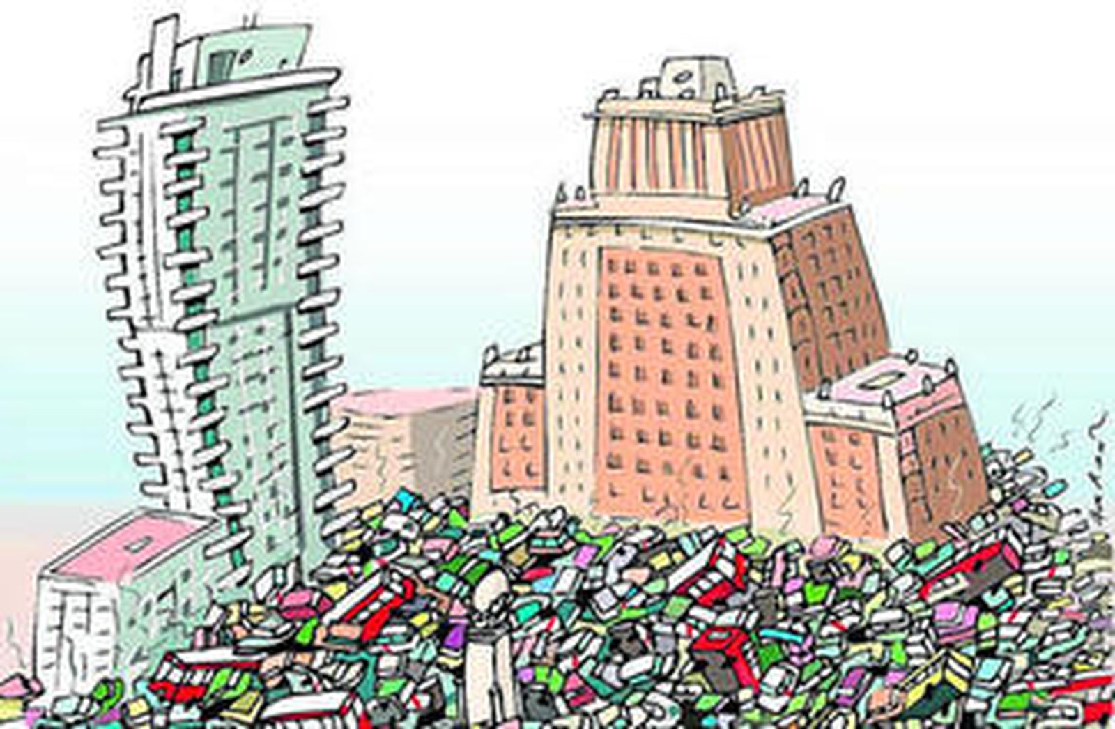 Viñeta expuesta en el Ayuntamiento de artista Arranz.