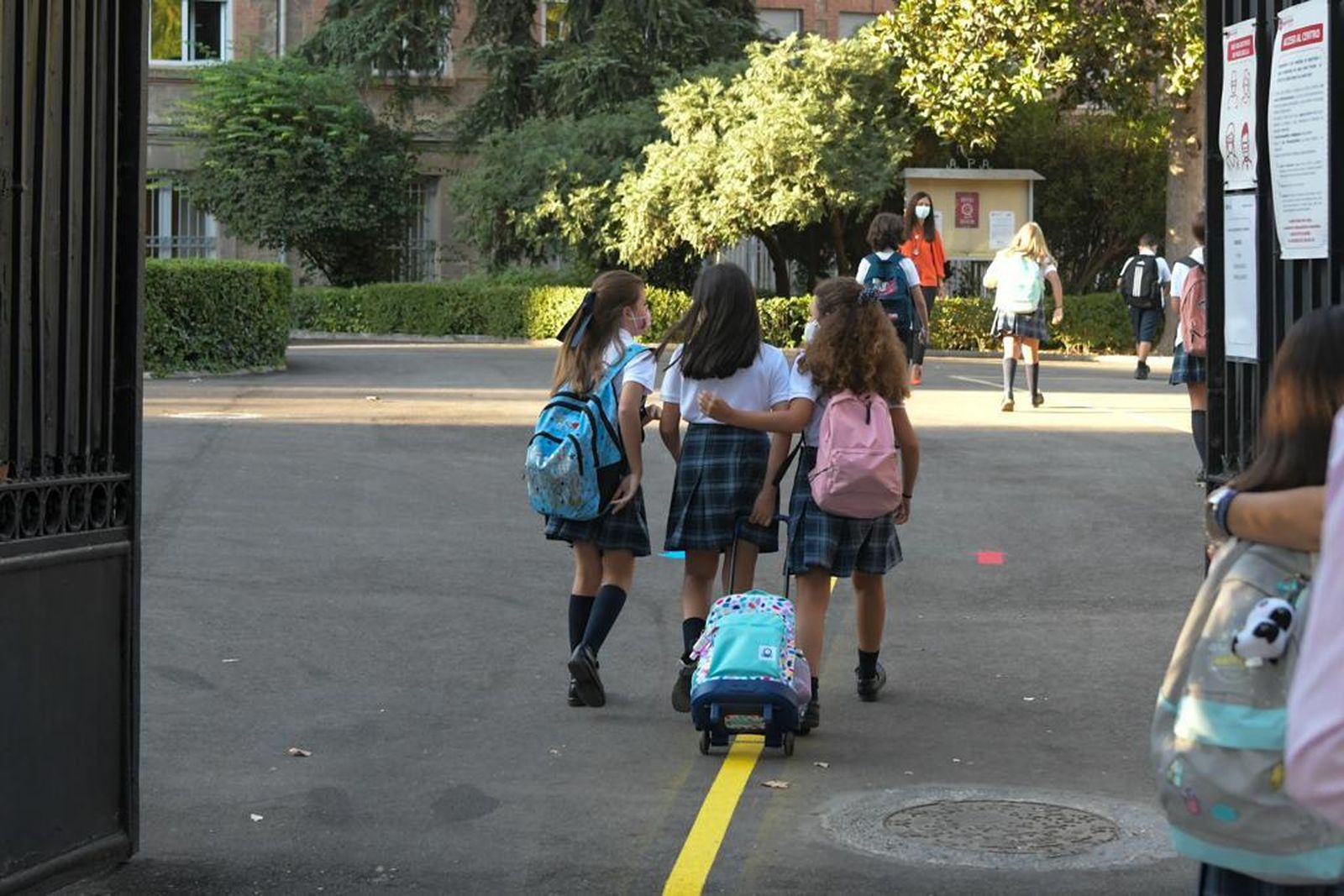 Fotos: así está siendo la vuelta al cole 2021 en Granada