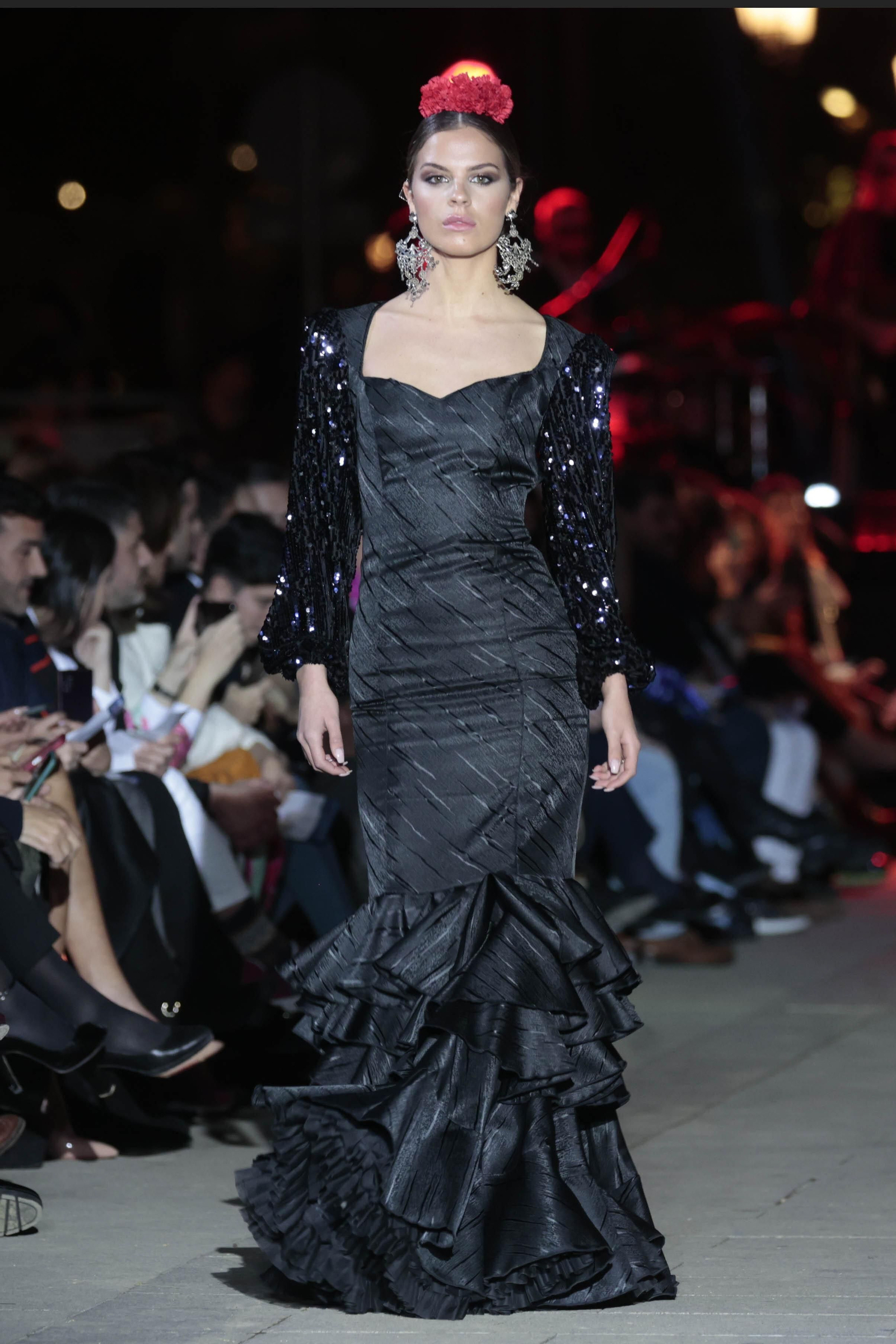 El desfile Andalucía es flamenca en el Palacio de San Telmo, todas las fotos