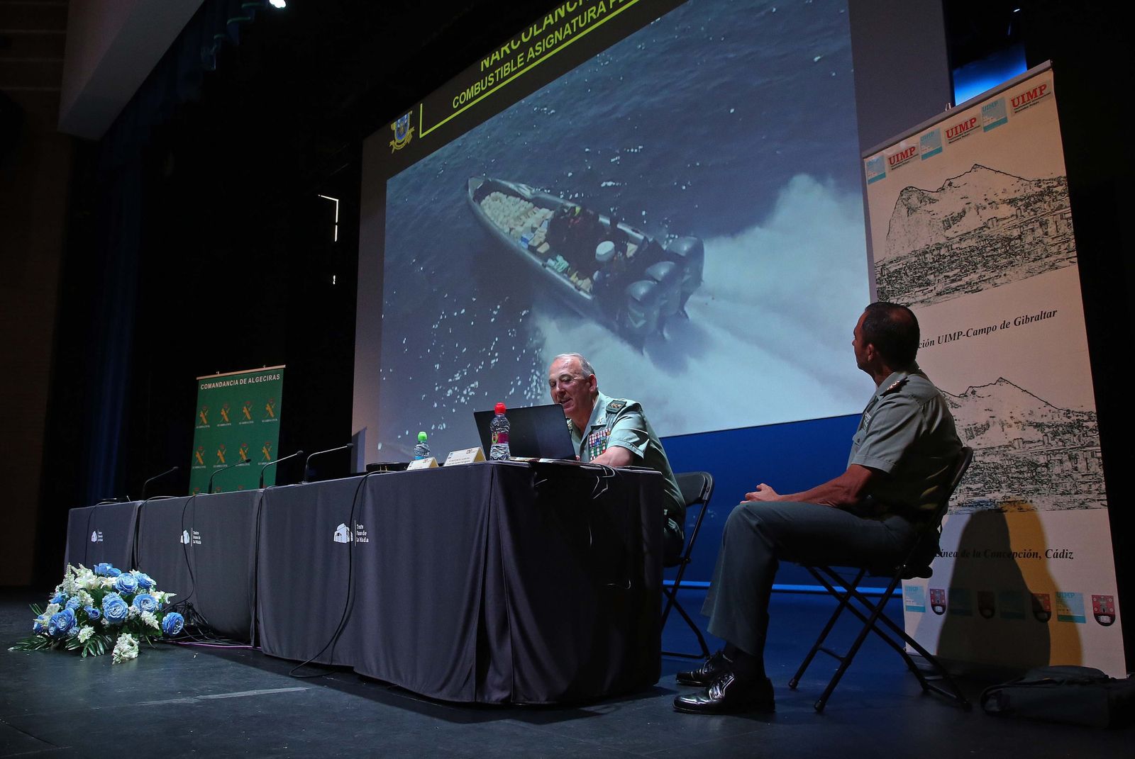 Fotos de la jornada sobre narcotráfico en la provincia de Cádiz de la Guardia Civil en La Línea