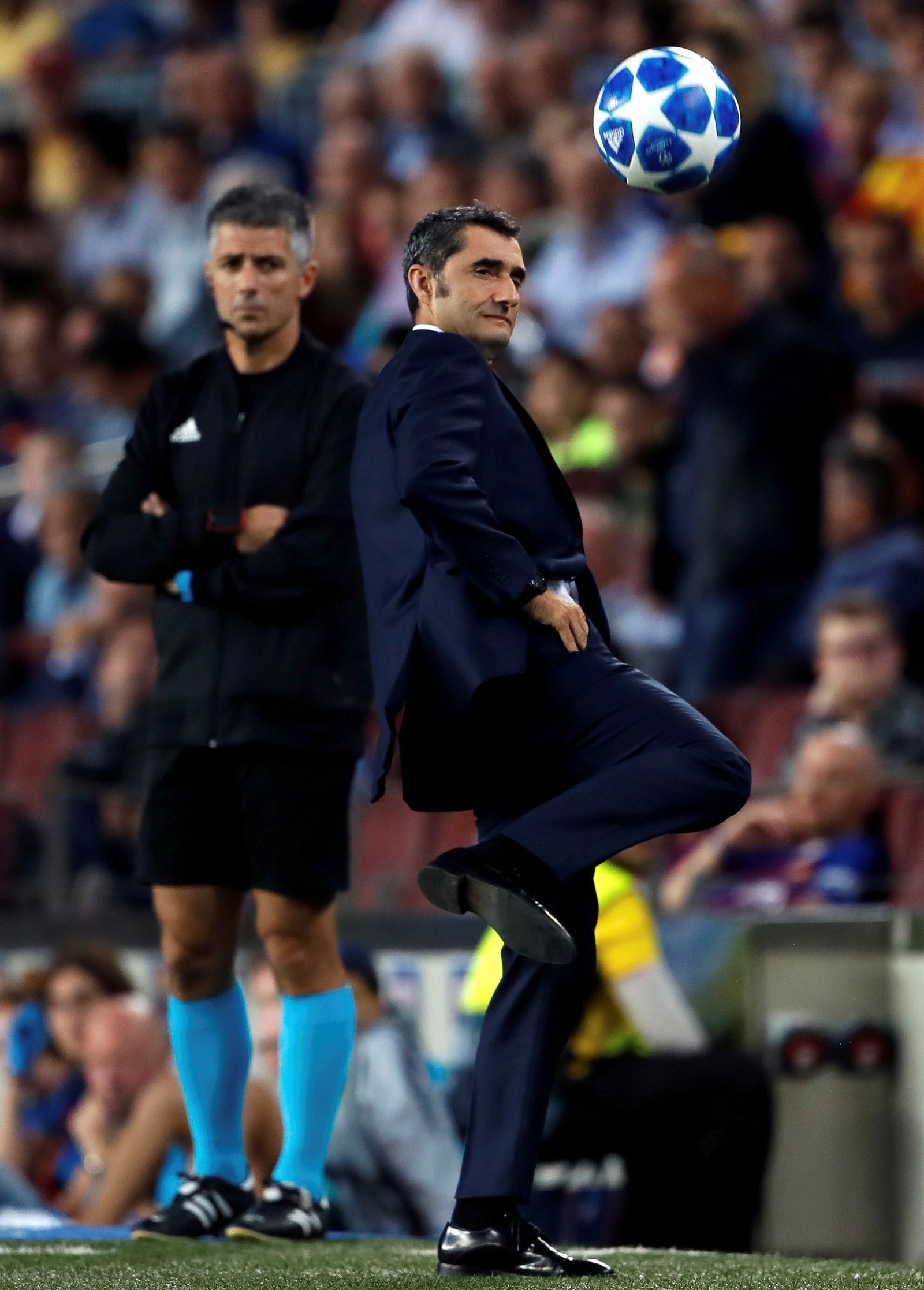 Las imágenes del Barcelona-PSV