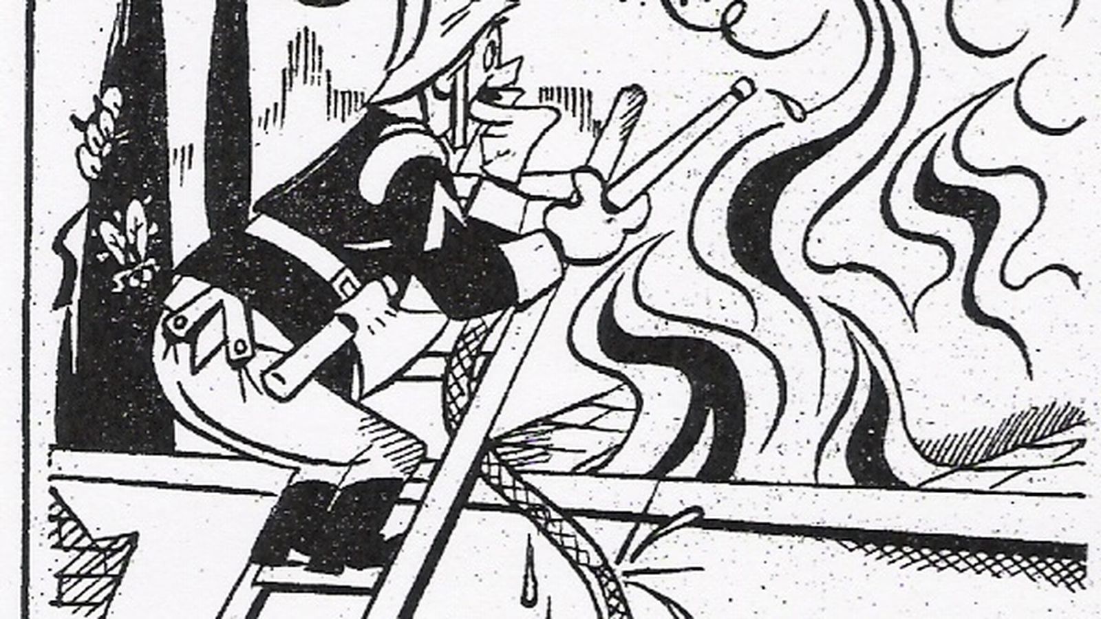 Miranda y el incendio del Generalife (1958)