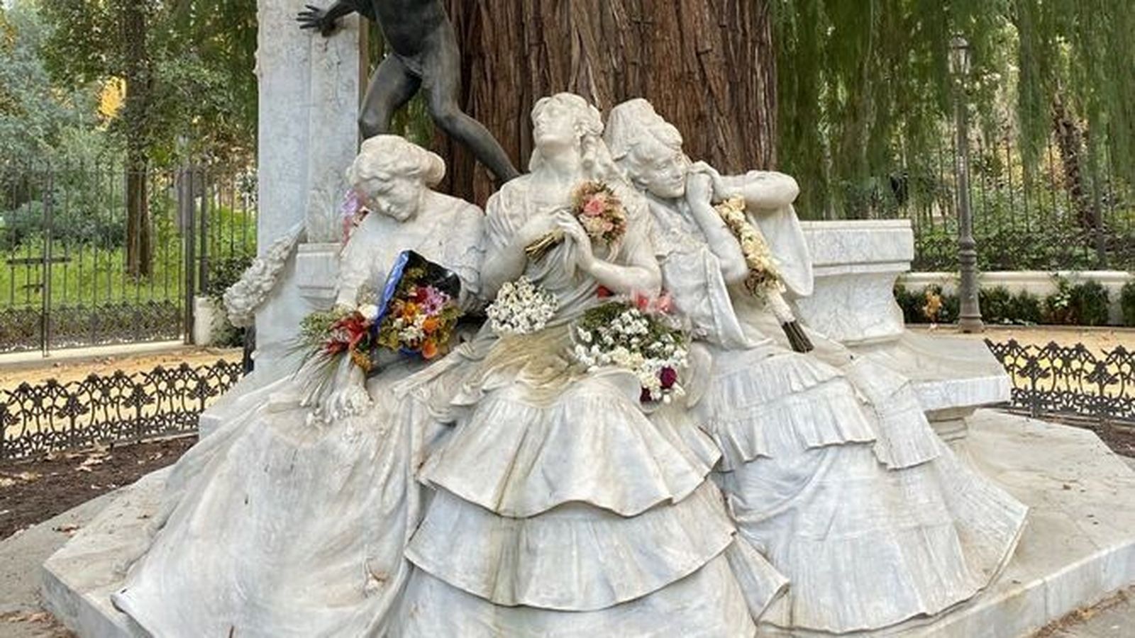 Imagen de la Glorieta de Bécquer en el Parque de María Luisa