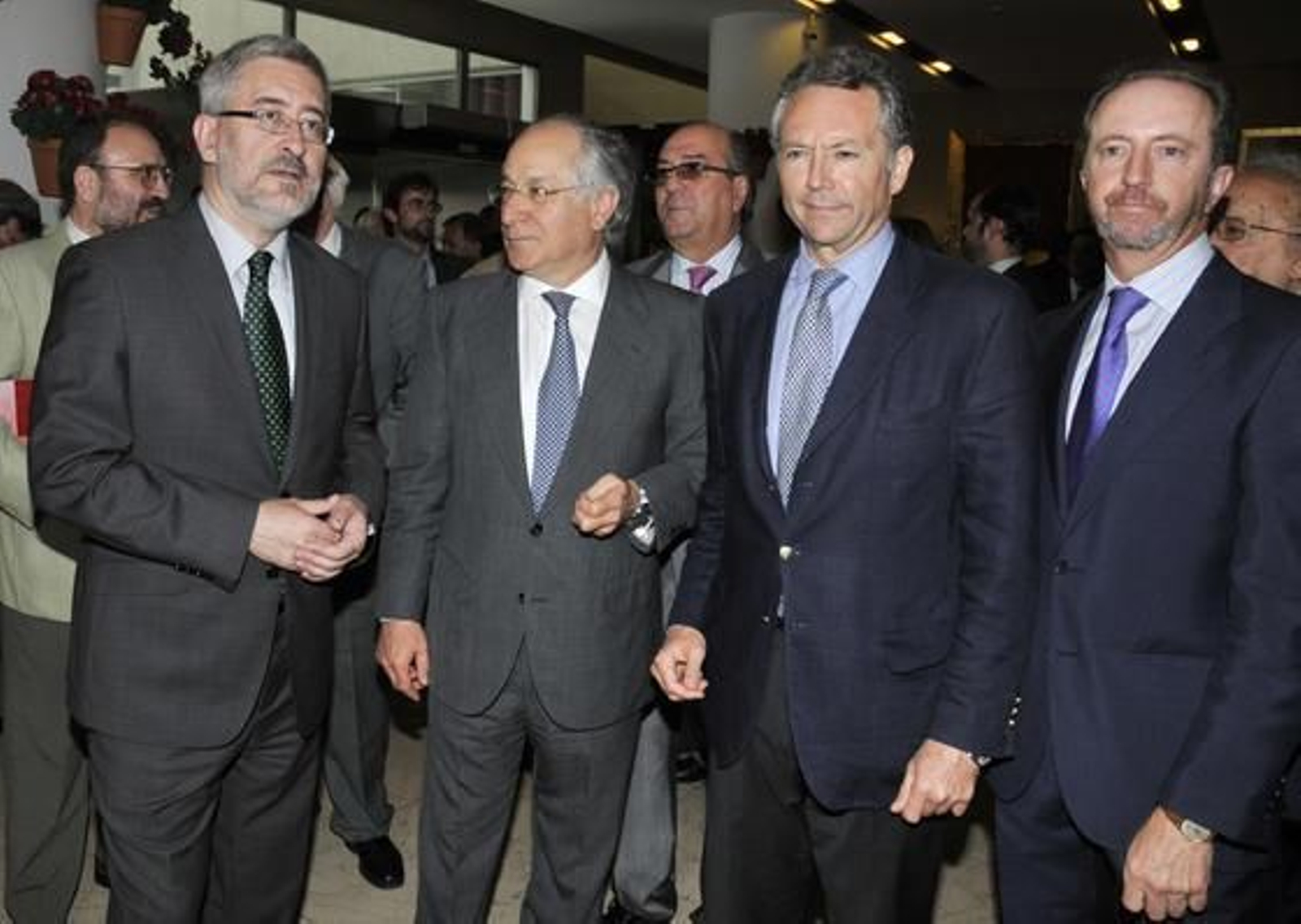 Antonio Ávila, Juan María Nin, José Joly, presidente del Grupo Joly, y Rodrigo Charlo, presidente de Bogaris.

Foto: Juan Carlos Vázquez y Victoria Hidalgo