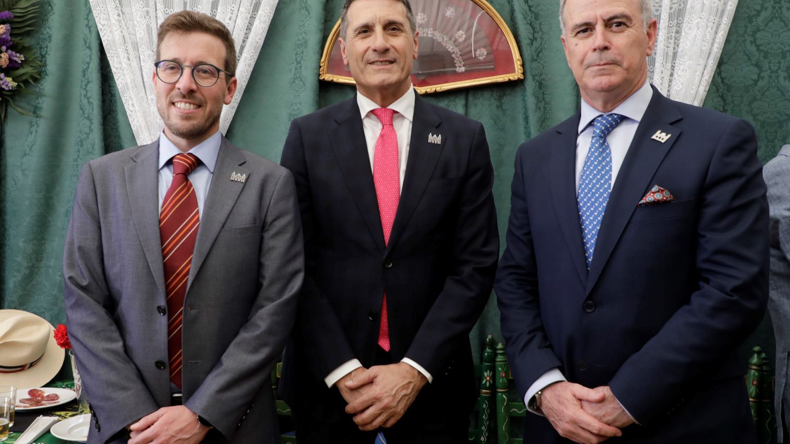 Francisco Toscano, Pedro Fernández y Carlos Melero.