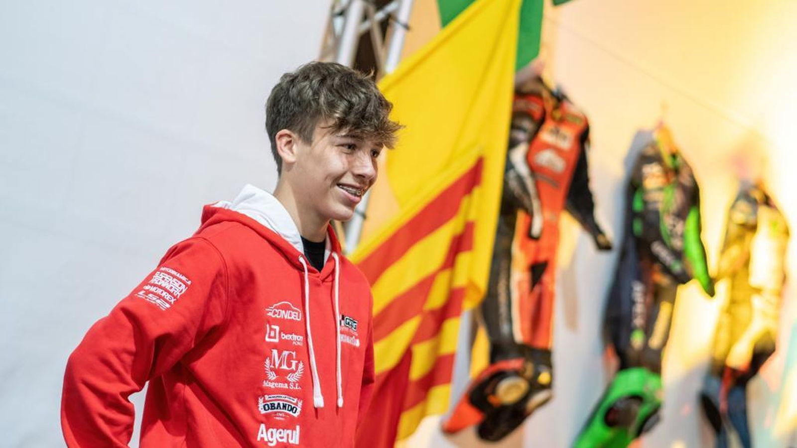 Eduardo durante la presentación de su equipo en Utrera QRG