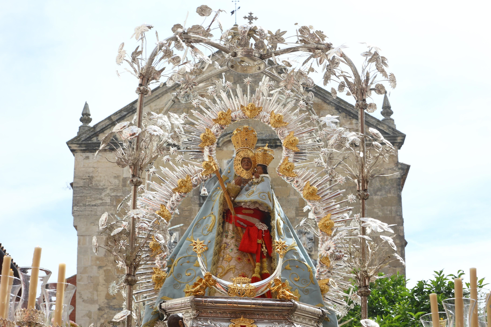 La procesión de la Virgen de la Cabeza de Córdoba, en imágenes