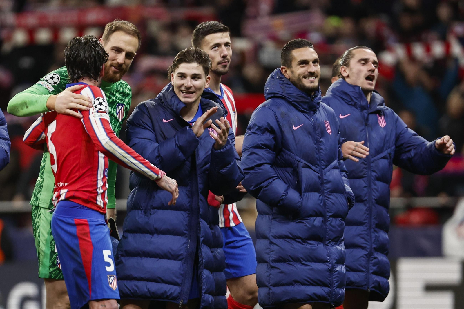 Las fotos del Atlético de Madrid - Bayer Leverkusen