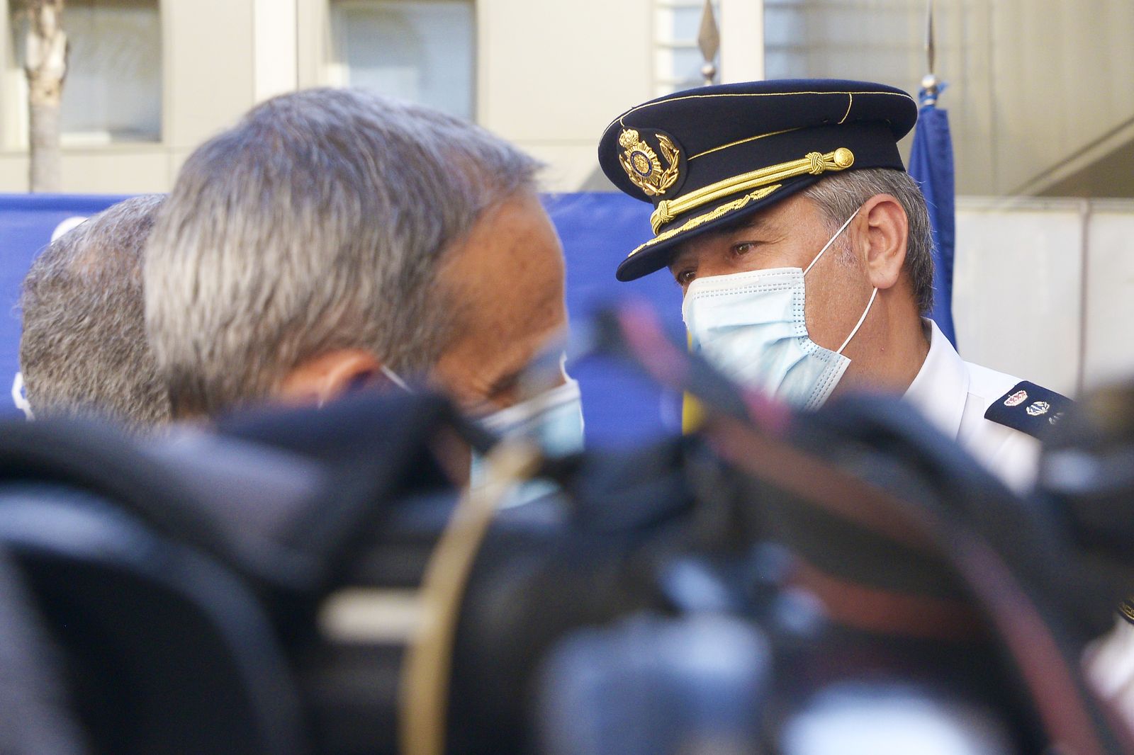 Fotos de la toma de posesion del cargo del nuevo comisario de la Policía Nacional