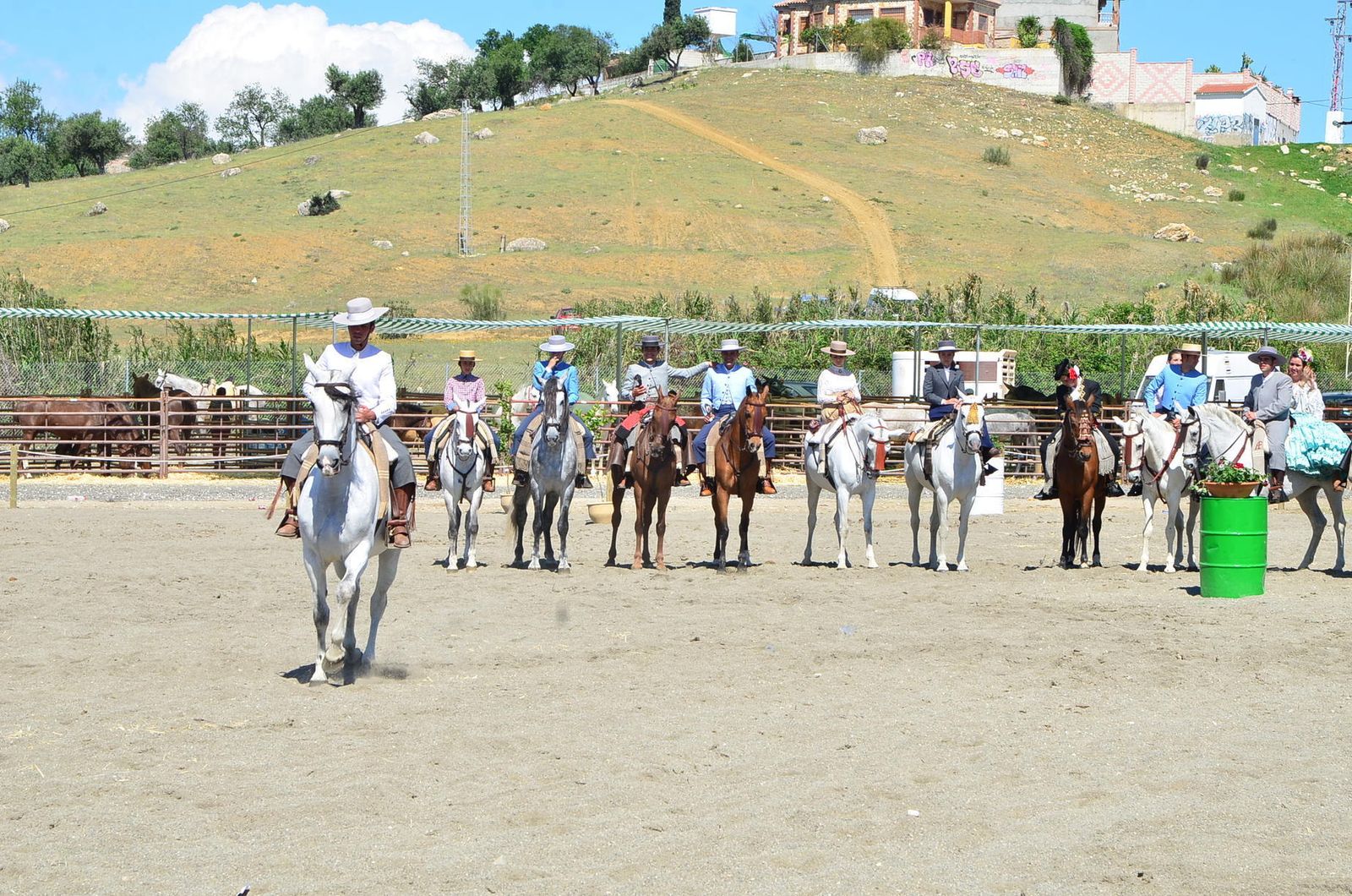 Imagen de una edición anterior de la Feria de Ganado del municipio.