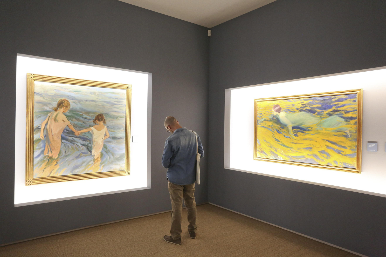 La exposición 'Sorolla tierra adentro' en el nuevo espacio de la Fundación Unicaja