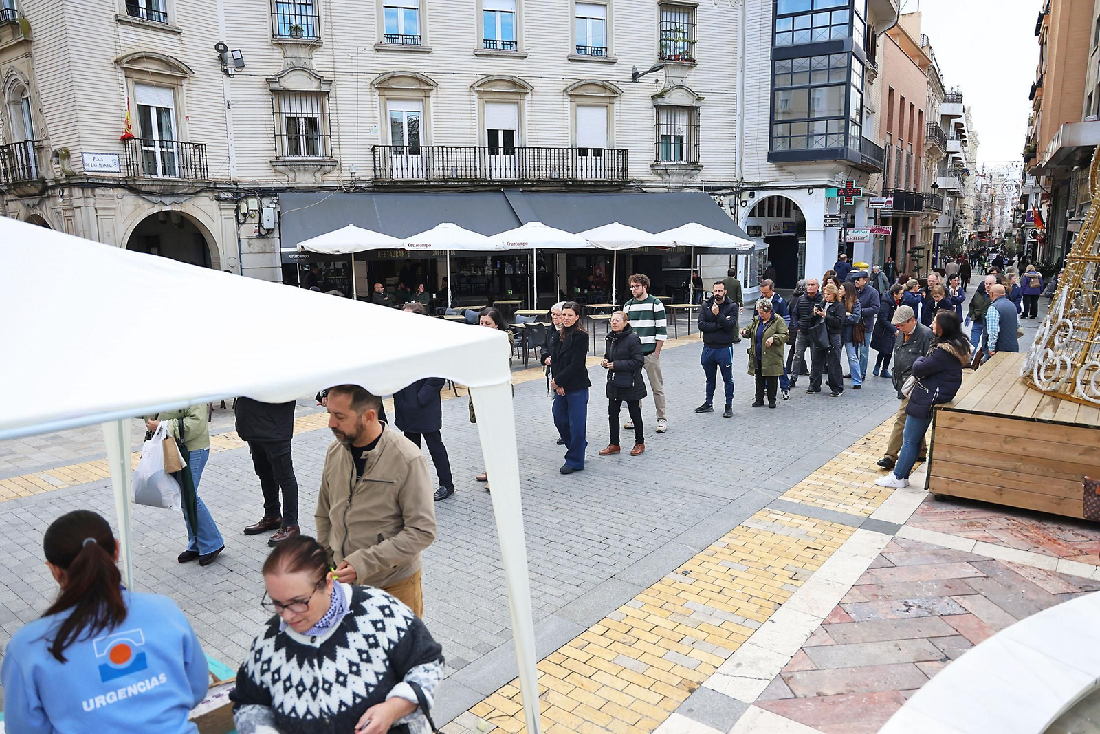 Imágenes de la jornada de vacunación sin cita frente a la gripe y el Covid-19