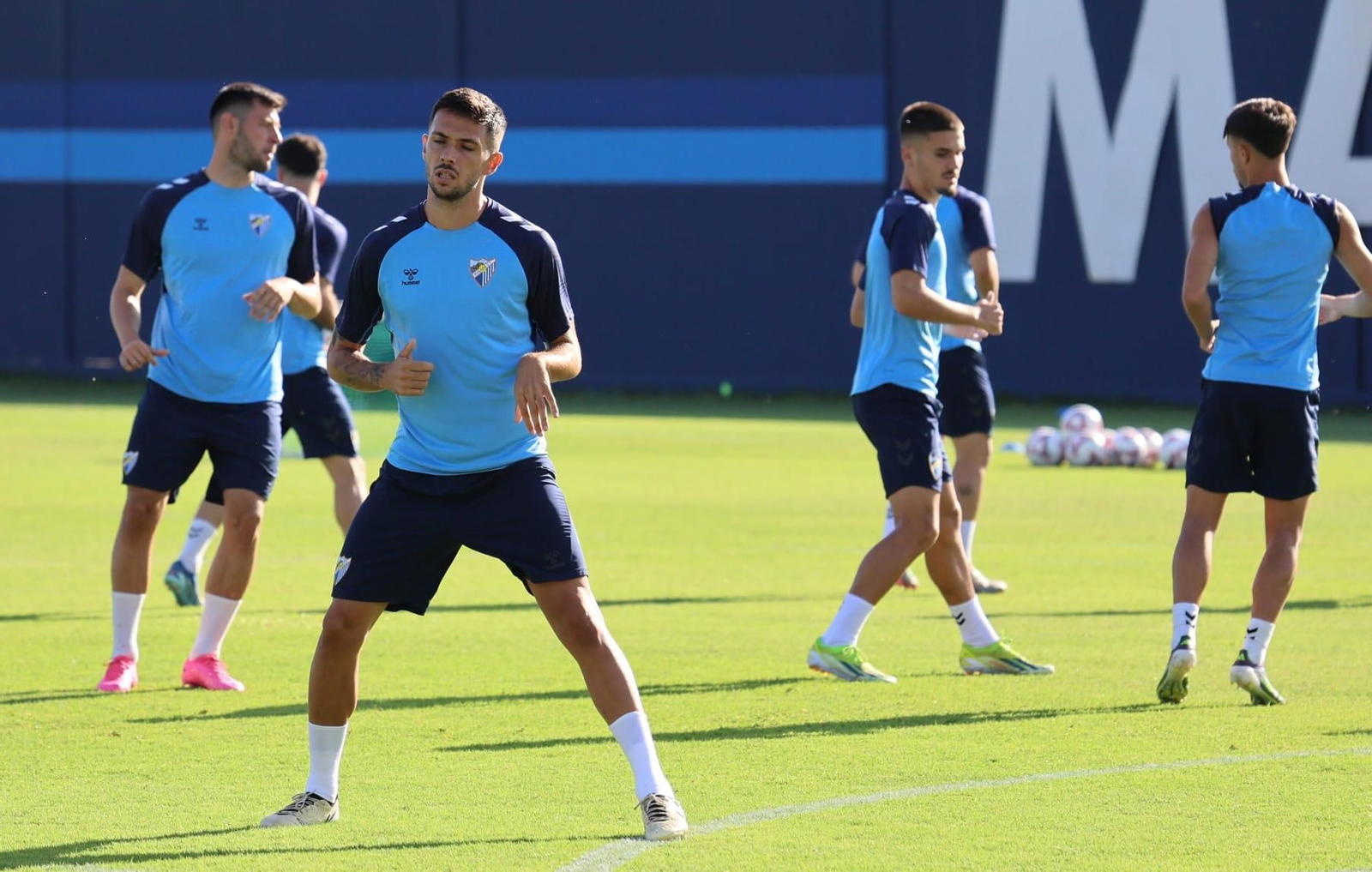 El primer entrenamiento de Roko Baturina y Luismi Sánchez, en fotos