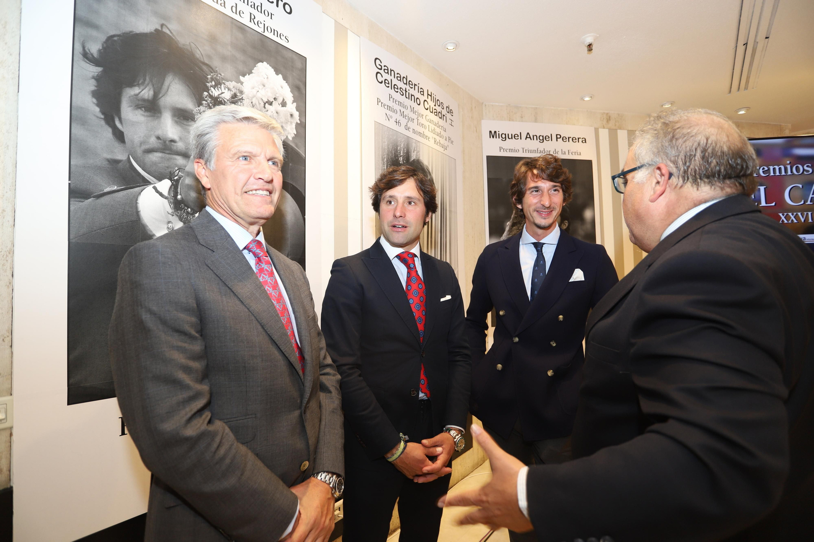 Imágenes  de la recepción en los premios taurinos El Cabezo