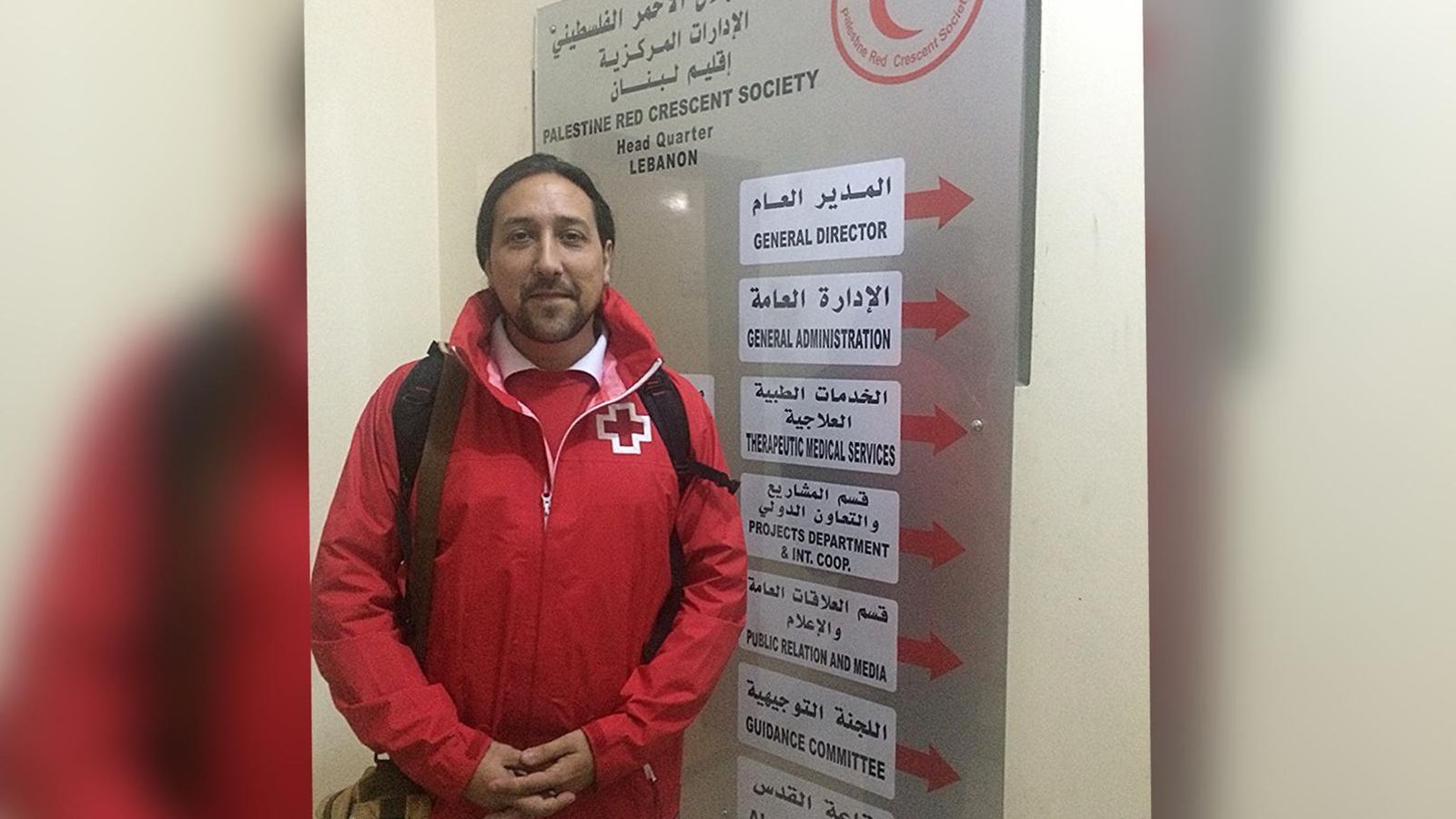 Moisés Benítez en Líbano.