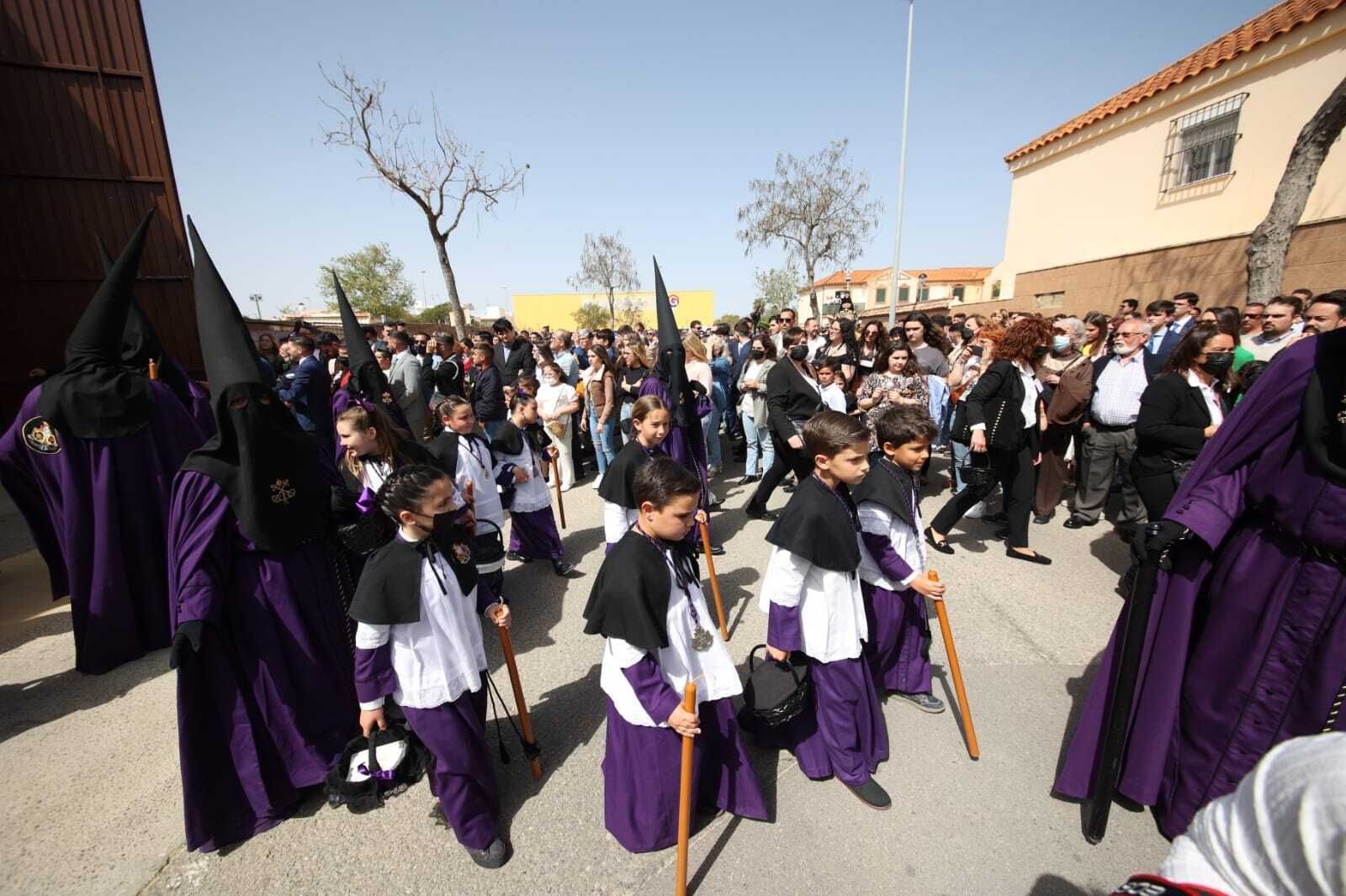 La hermandad de Pasión, arropada por su barrio