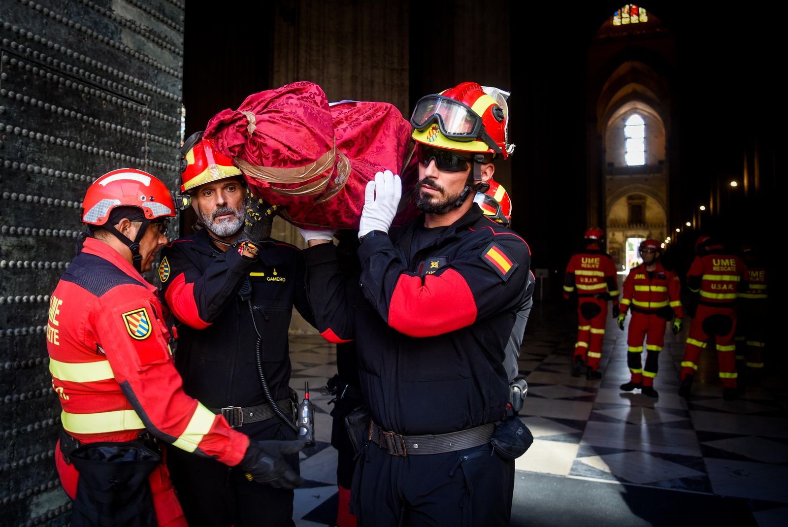 Simulacro de incendio en la Catedral y el Archivo de Indias