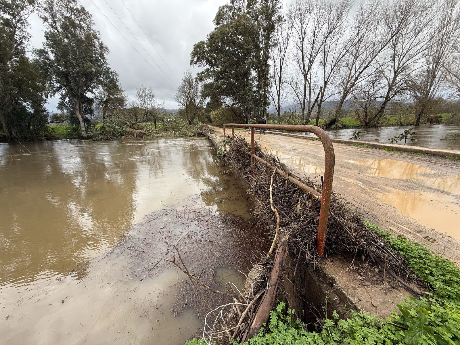 Las fotos del desembalse de agua en la presa de Charco Redondo de Los Barrios