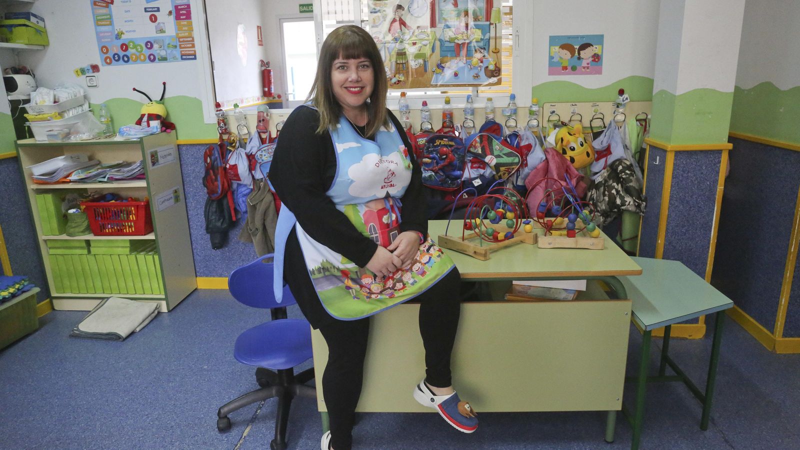 En su centro están escolarizados 61 niños.