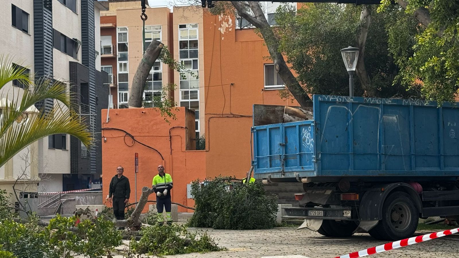 El paso ha estado cortado en la zona