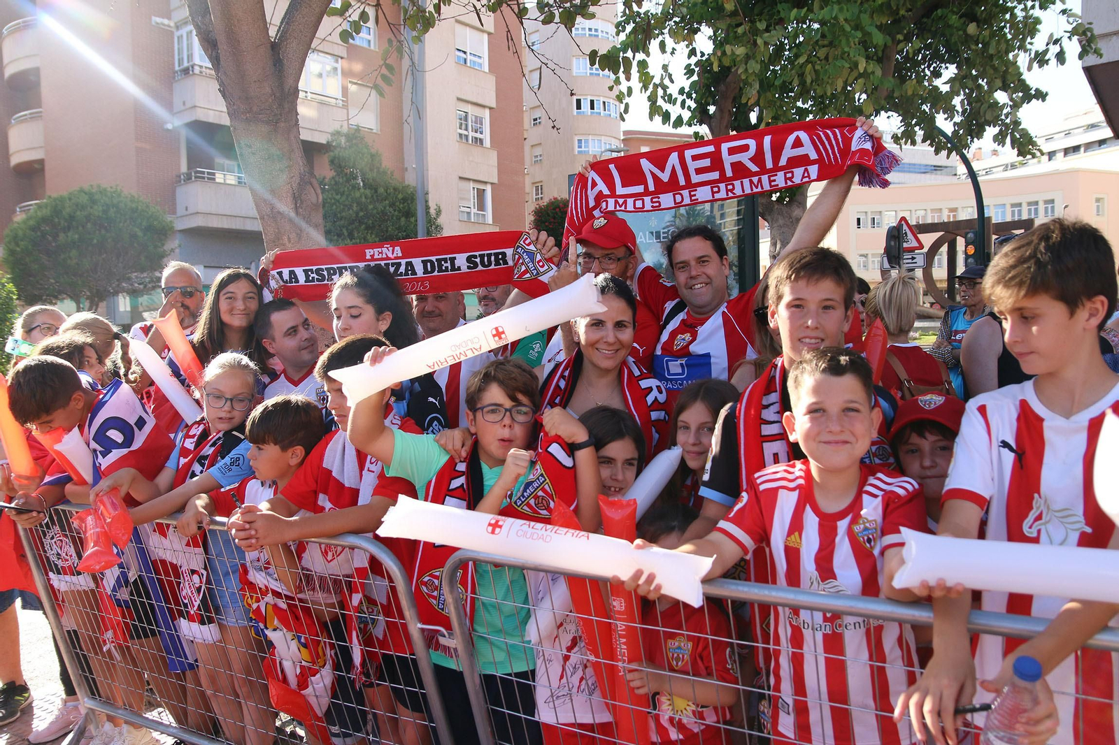 Las imágenes de la rúa de la UD Almería