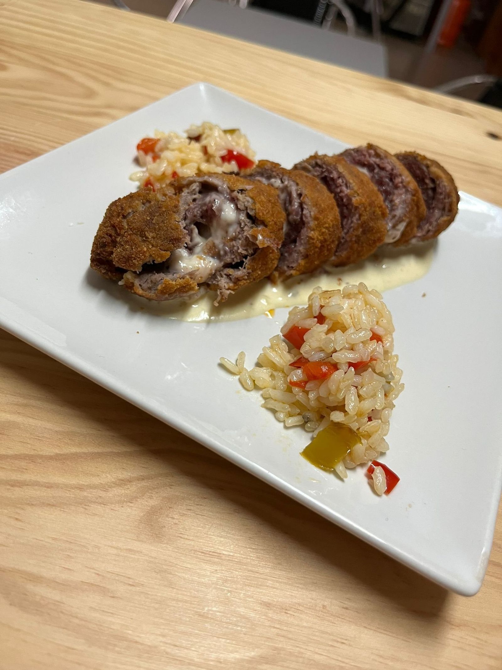 Tempura de solomillo relleno del Restaurante la Puerta Falsa consiguió el premio a la mejor tapa