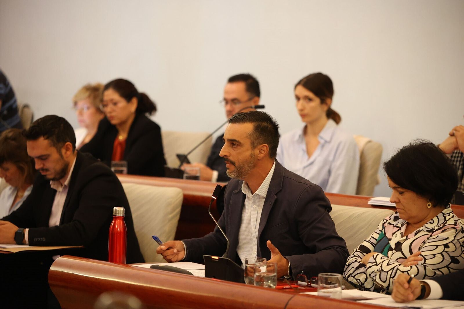 José Antonio Díaz, durante un pleno.