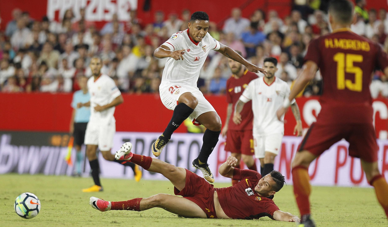 Las imágenes del Sevilla-Roma del IX Trofeo Antonio Puerta