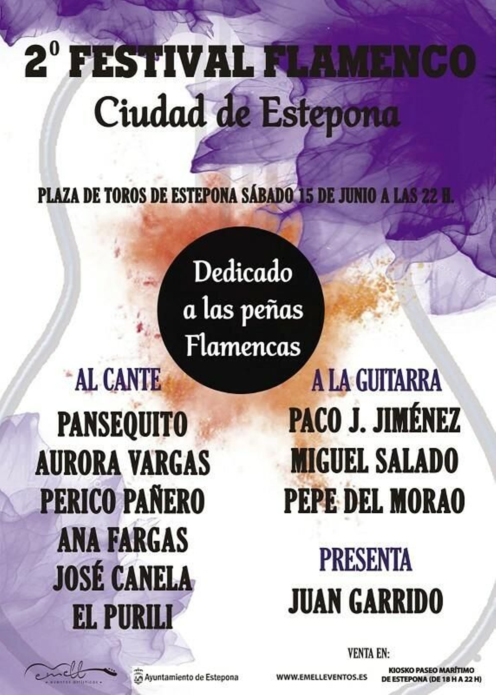 Cartel del II Festival Flamenco esteponero.