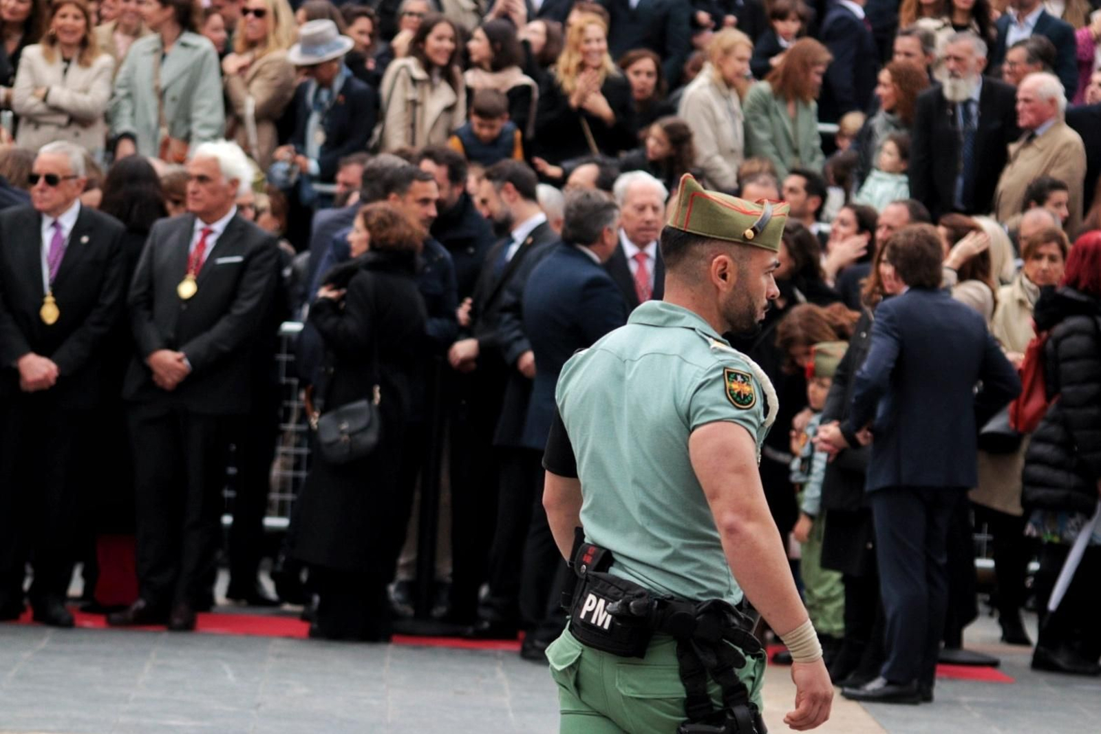 Las fotos de la Legión en el traslado del Cristo de Mena en Málaga este Jueves Santo Las fotos de la Legión en el traslado del Cristo de Mena en Málaga este Jueves Santo