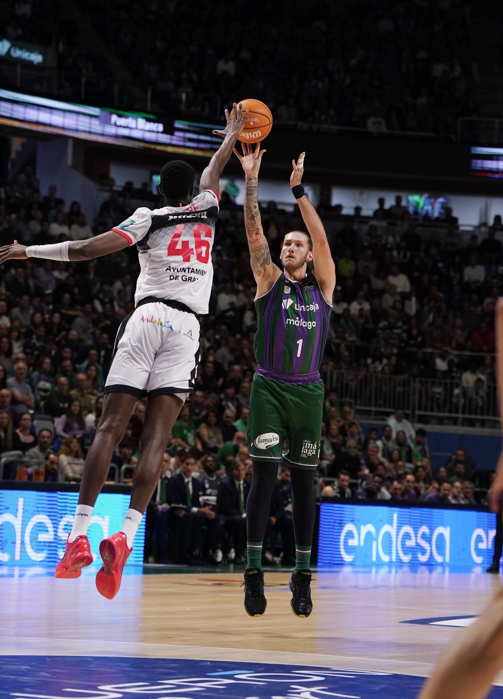 Las imágenes del Unicaja-Covirán Granada