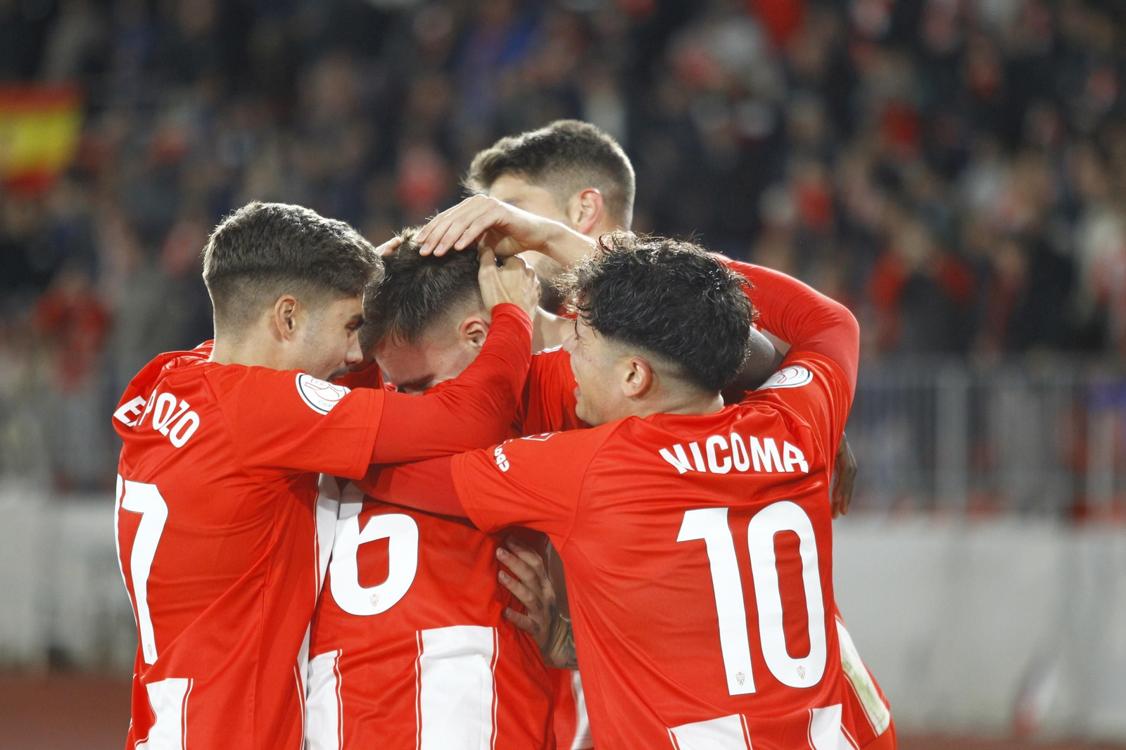 La U.D. Almería destroza al Sevilla C.F. en la Copa del Rey