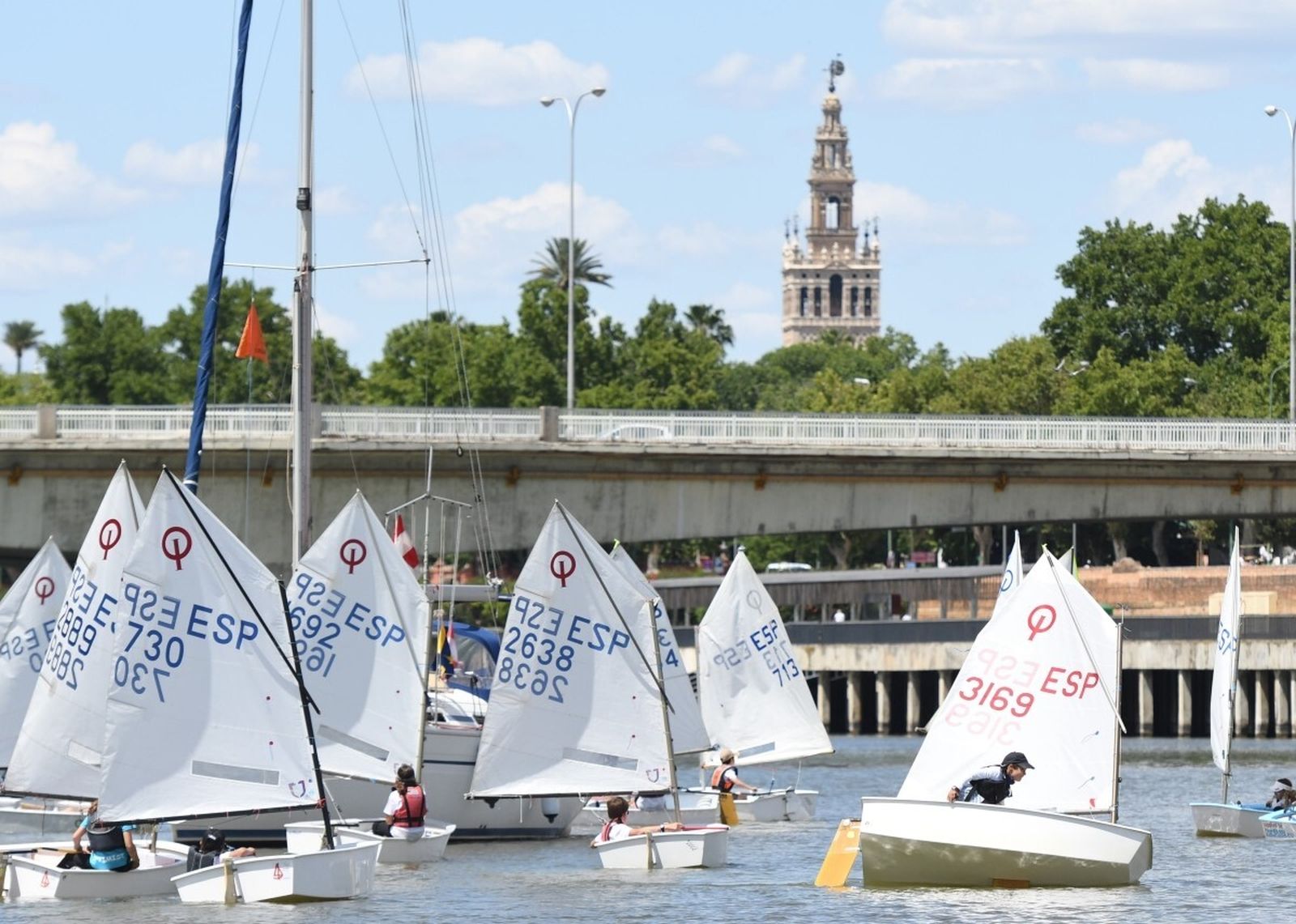 Una imagen de la prueba disputada en el Guadalquivir.