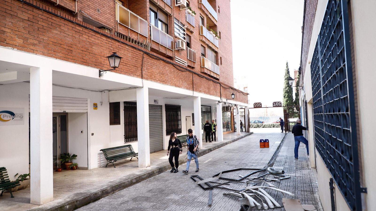 Lugar del siniestro.