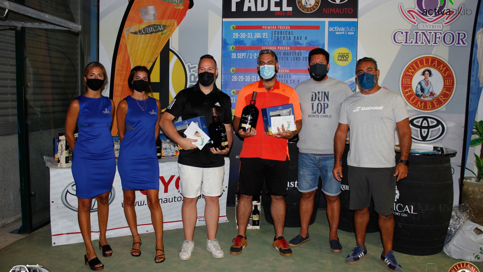 En tercera masculina se impusieron Alfonso Latorre y Pablo Primoy.