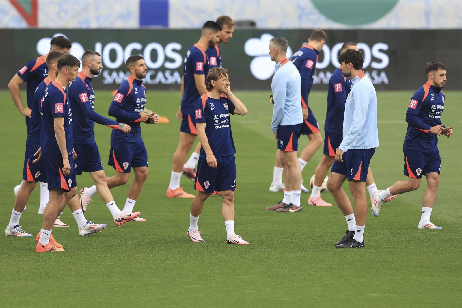 Entrenamiento de Croacia.