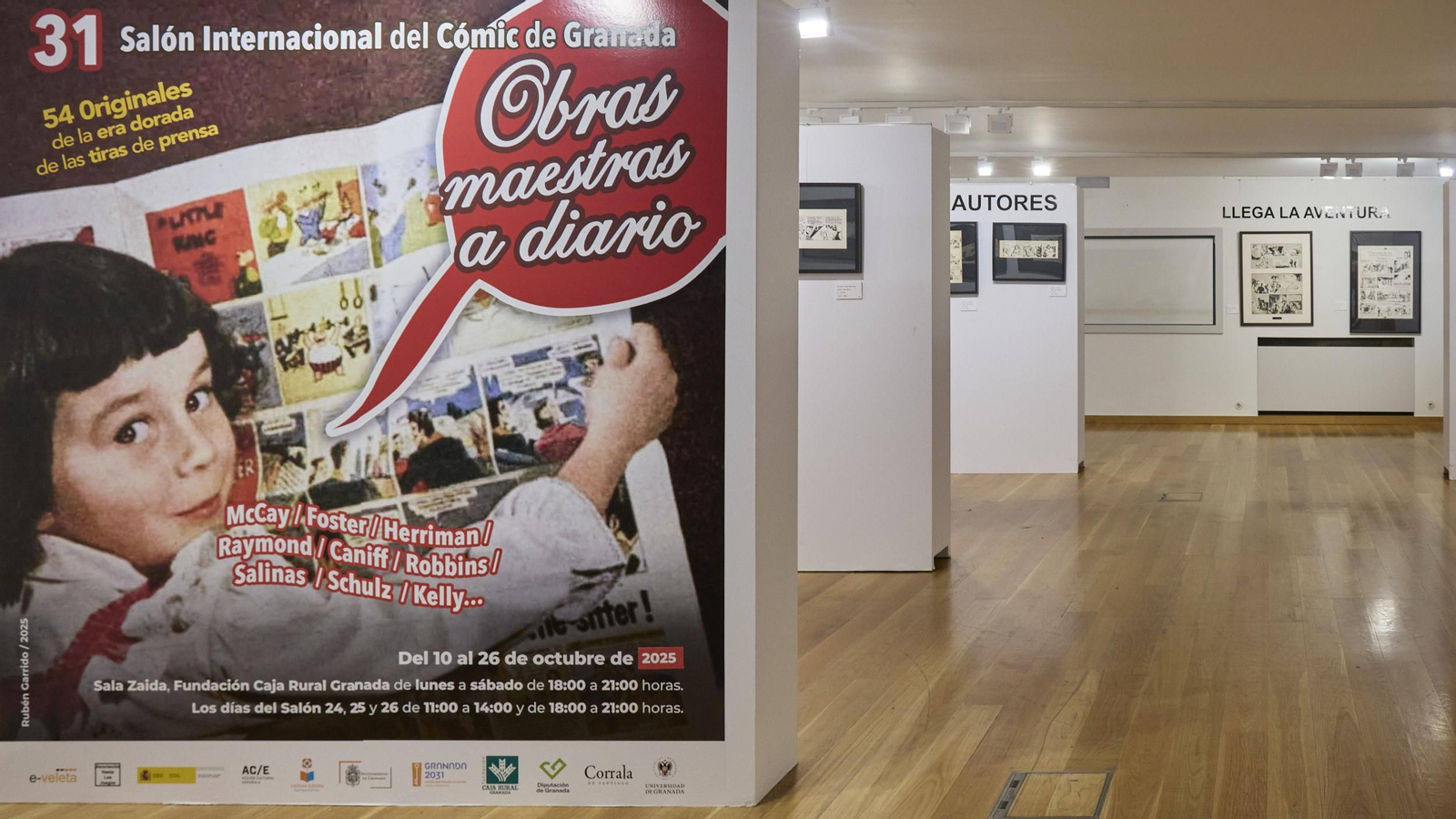 Imagen de la exposición Obras maestras a diario disponible en la Sala Zaida.