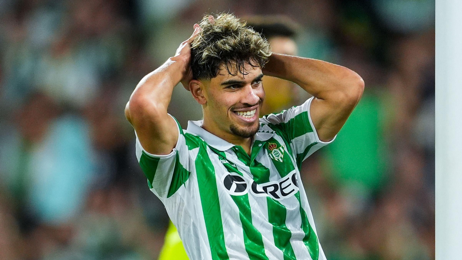 Ez Abde en su espectacular partido ante el Kryvbas