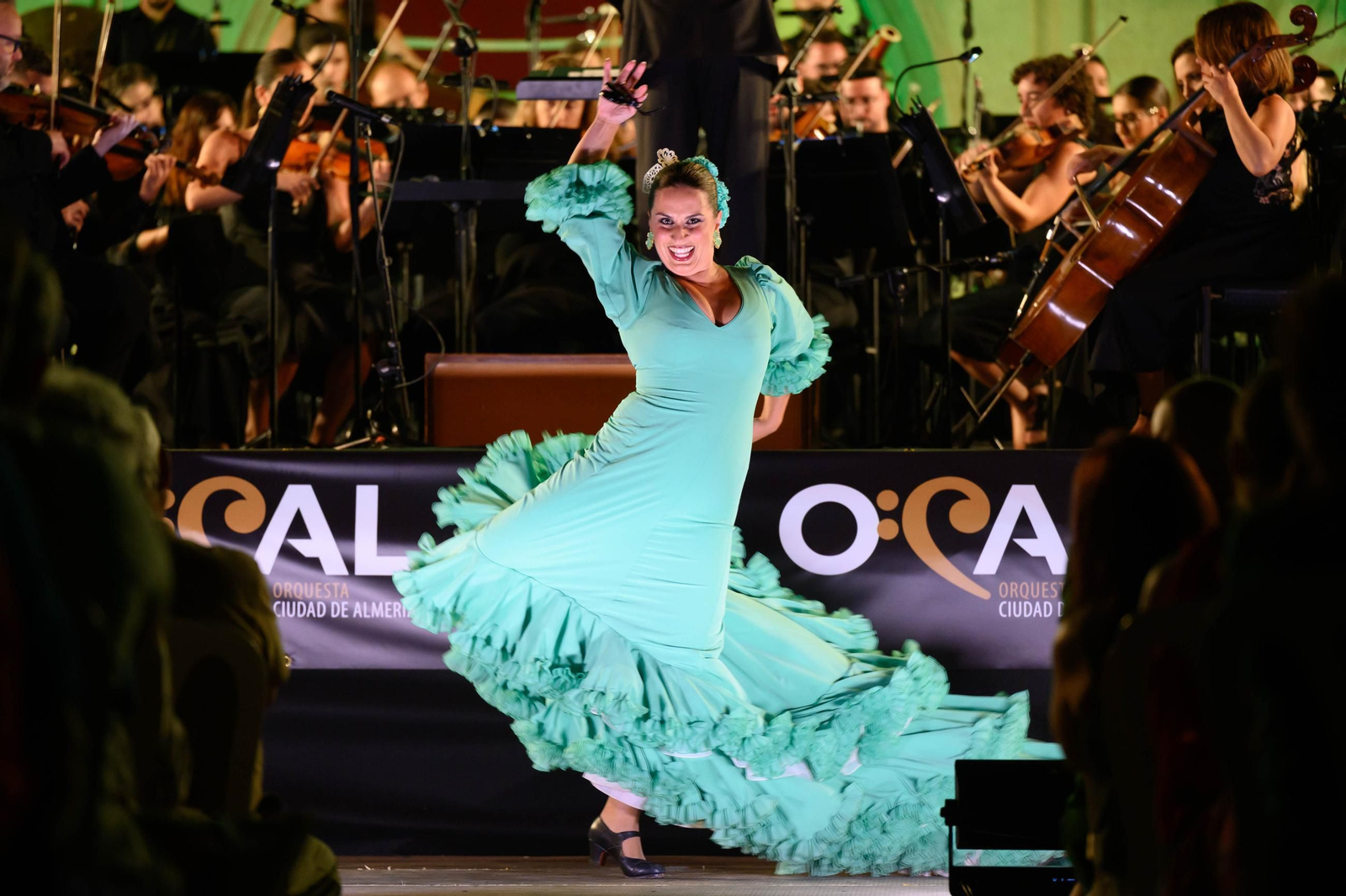 Actuación de la OCAL en la Plaza Vieja.