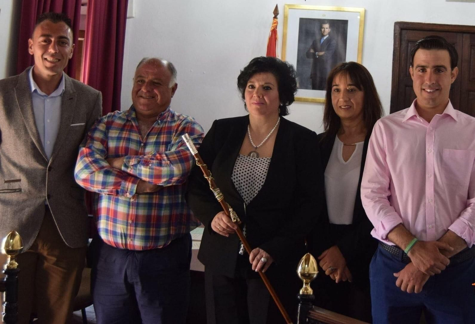 El equipo de Gobierno de Cumbres de San Bartolomé.