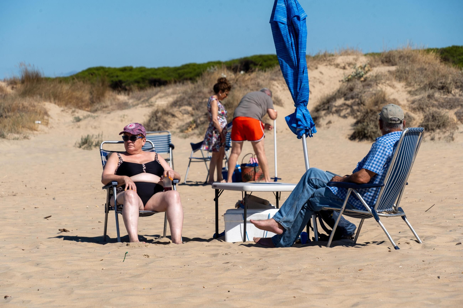 La Playa de la Bota este domingo, soleada, viva&nbsp;y&nbsp;con&nbsp;brisa