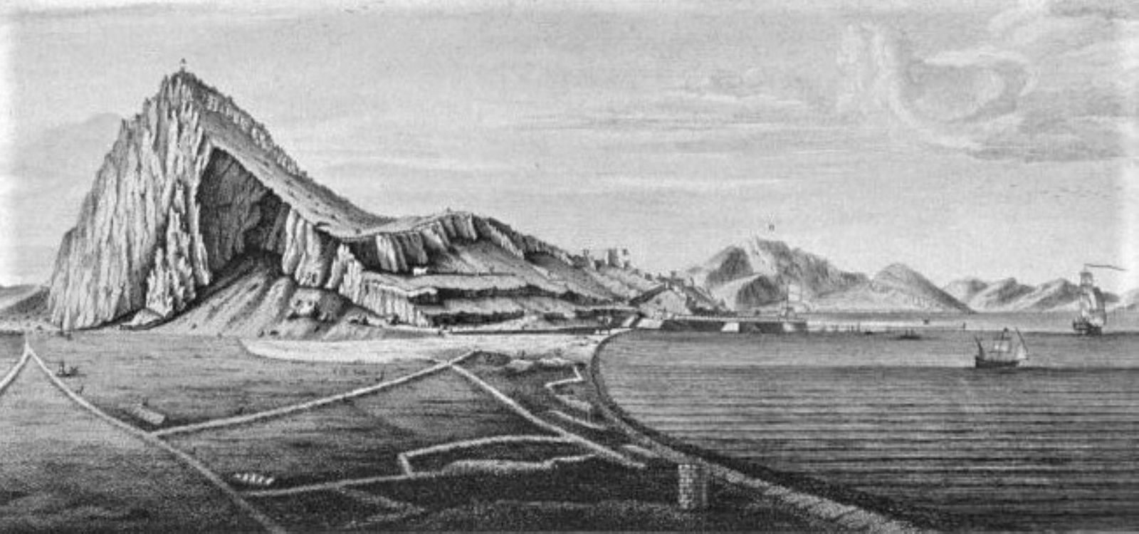 Gibraltar, en el siglo XVIII.