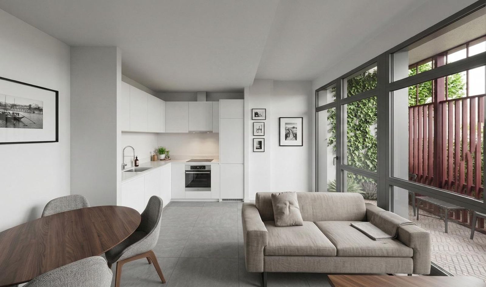 Infografía de uno de los locales que van a convertir en vivienda.