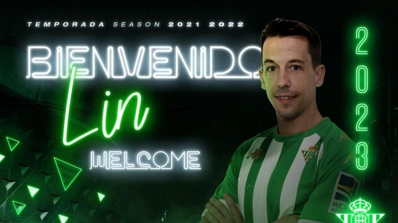 Imagen con la que se ha anunciado el fichaje de Lin.
