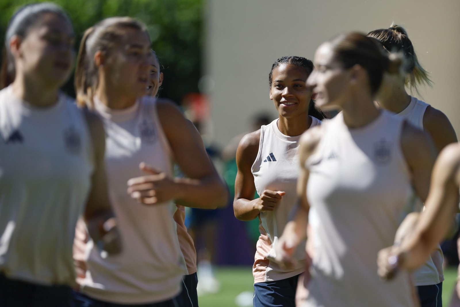 Las fotos de España antes de enfrentarse a Suiza en la Eurocopa femenina
