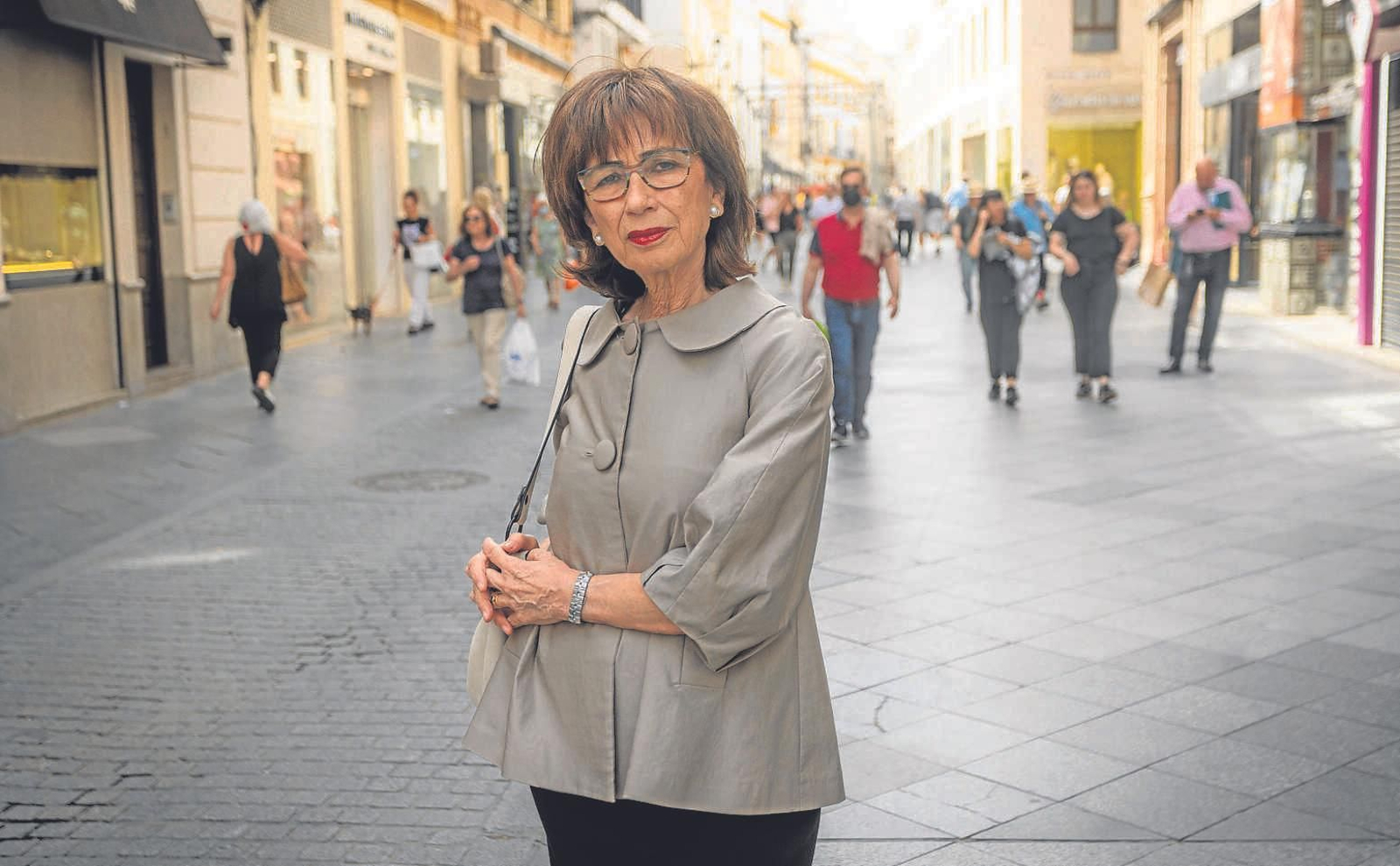 Pilar del Río, en la calle Tetuán.