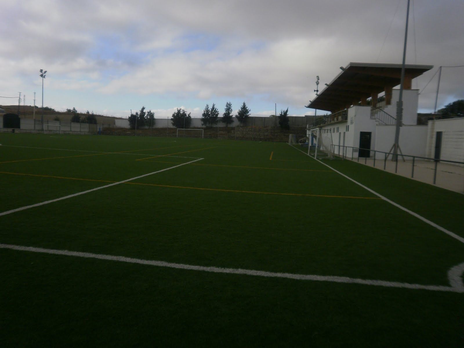 Imagen del campo Municipal de Paterna, la 'casa' del CD Rivera.