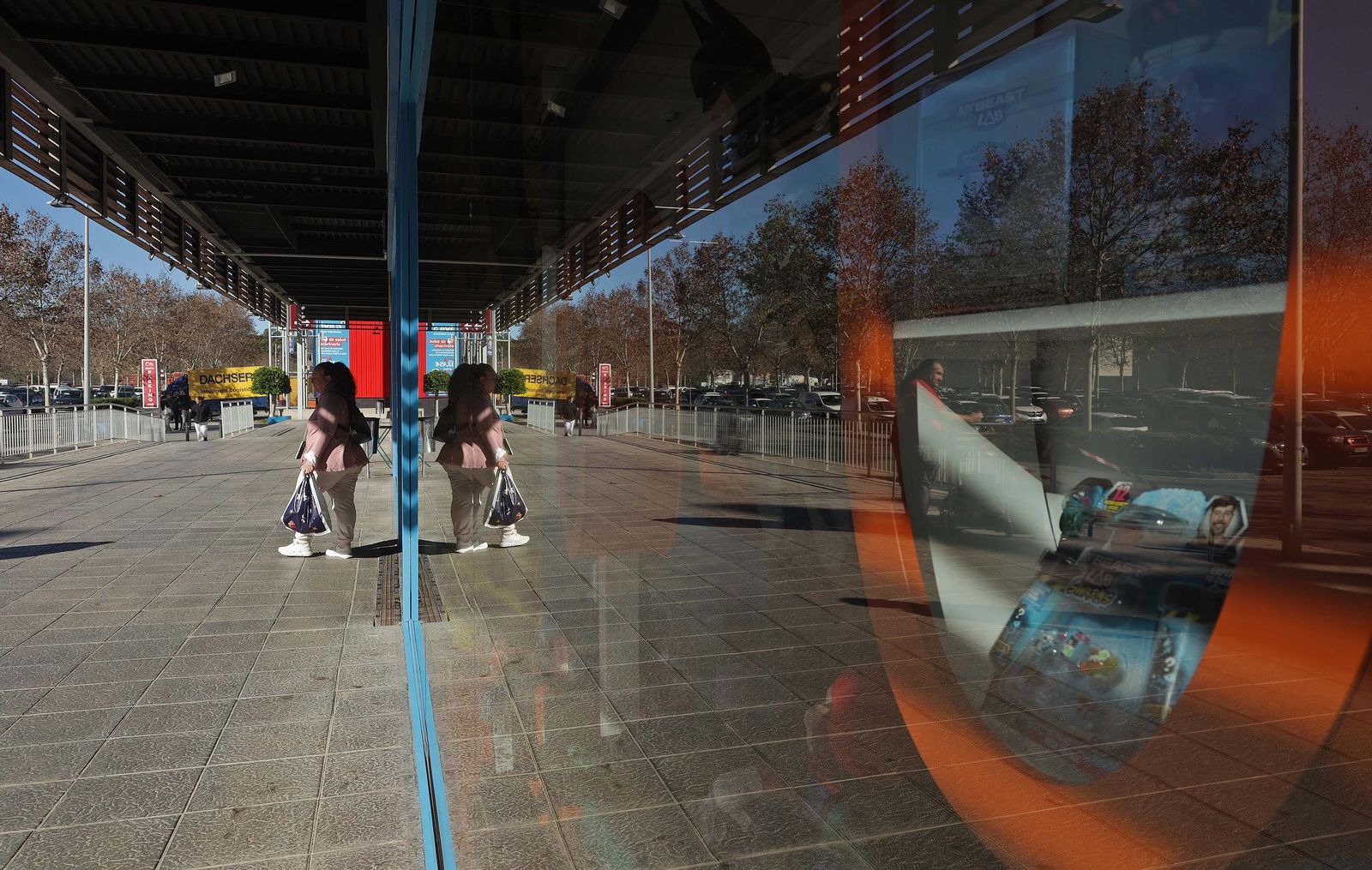 Fotos de compras navideñas en la comarca