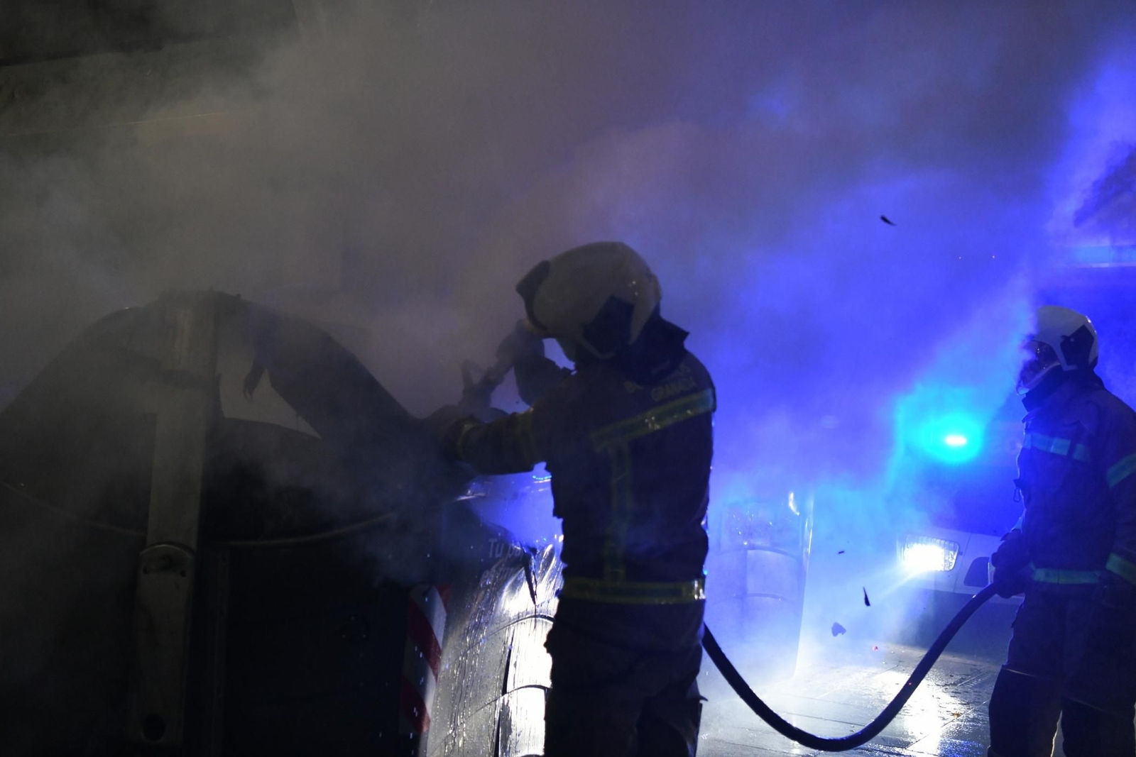 Fotos: Altercados y disturbios por la manifestación de Pablo Hasél en Granada