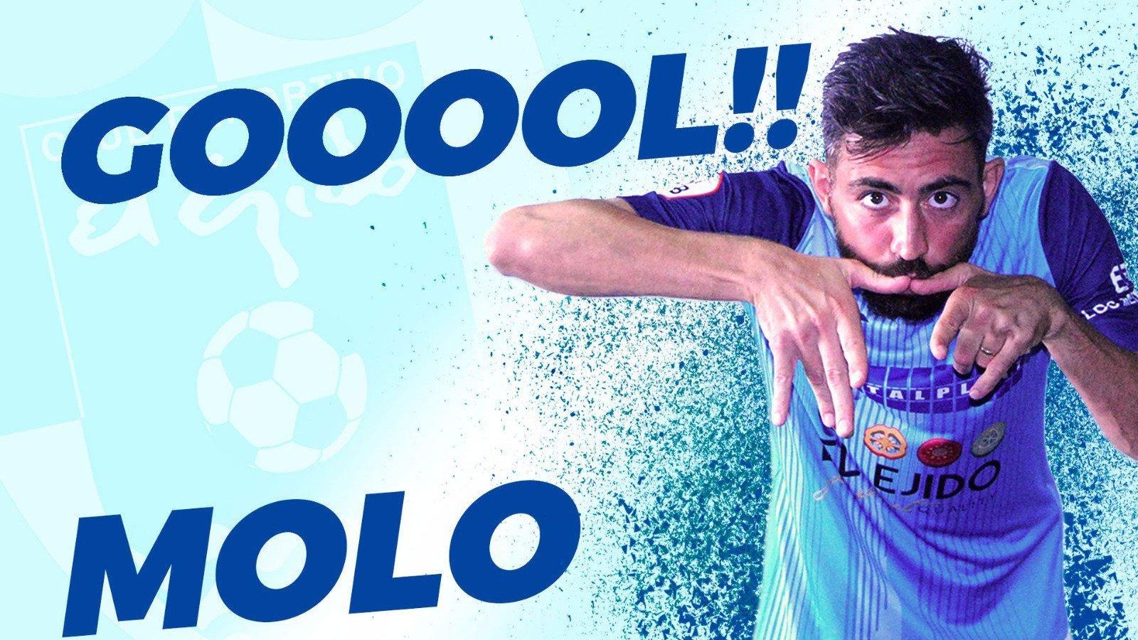 Molo, autor del 2-0.